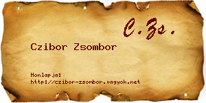 Czibor Zsombor névjegykártya